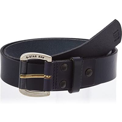 G-STAR RAW G-STAR Accessoires voor riem voor heren, Veelkleurig (Mazarine Blauw/Zwart Metaal D20177-3127-3863), 120 G-STAR RAW G-STAR Accessoires voor riem voor heren, Veelkleurig (Mazarine Blauw/Zwart Metaal D20177-3127-3863), 120