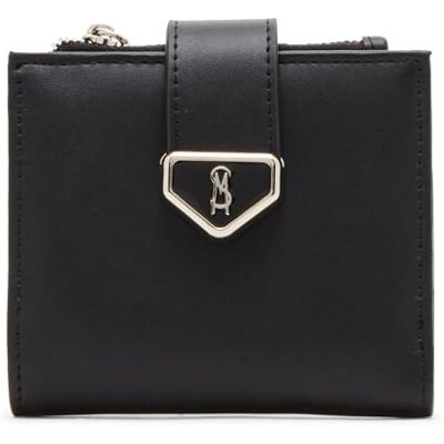 Steve Madden Jem-b Bifold Portemonnee voor dames, zwart, één maat, Jem-b Bifold Wallet Steve Madden Jem-b Bifold Portemonnee voor dames, zwart, één maat, Jem-b Bifold Wallet