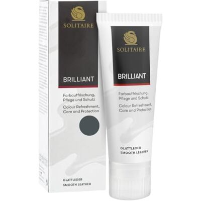 Solitaire Unisex BRILLANT schoenverzorgingsproduct, donkergrijs, 75 ml Solitaire Unisex BRILLANT schoenverzorgingsproduct, donkergrijs, 75 ml