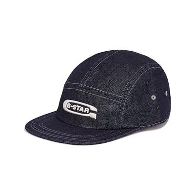 G-STAR RAW Platte rand met 5 panelen, blauw (raw denim D25379-E023-001), One size G-STAR RAW Platte rand met 5 panelen, blauw (raw denim D25379-E023-001), One size