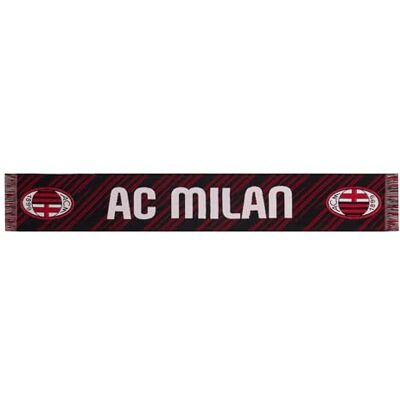 A.C. Milan AC Milan AC Milan Officiële sjaal, grafisch 2300248, jacquard, gebreid jacquard, acryl, rood, zwart, eenheidsmaat A.C. Milan AC Milan AC Milan Officiële sjaal, grafisch 2300248, jacquard, gebreid jacquard, acryl, rood, zwart, eenheidsmaat