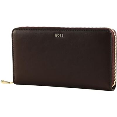 Boss Numah Ziparound Zip Around Portemonnee voor dames, Open Paars, Eén Maat Boss Numah Ziparound Zip Around Portemonnee voor dames, Open Paars, Eén Maat