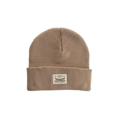 Levi's Heren backpatch beanie hoed, Fungi, One size Levi's Heren backpatch beanie hoed, Fungi, One size
