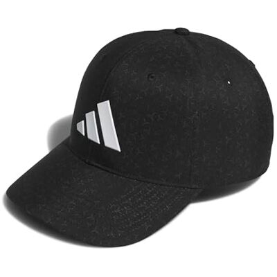 adidas Hombre TOUR PRINT SNAPBACK HAT, black, M-L adidas Hombre TOUR PRINT SNAPBACK HAT, black, M-L