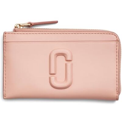 Marc Jacobs The Leather J Marc Portemonnee met ritssluiting voor dames, roze, één maat, The Leather J Marc portemonnee met ritssluiting Marc Jacobs The Leather J Marc Portemonnee met ritssluiting voor dames, roze, één maat, The Leather J Marc portemonnee met ritssluiting