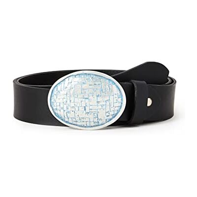 MGM Ovale mesh riem voor dames, Zwart (Black-cielo 9), 105 cm MGM Ovale mesh riem voor dames, Zwart (Black-cielo 9), 105 cm