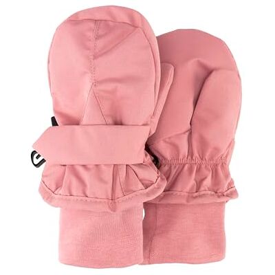 Sterntaler Wanten van functioneel materiaal met duim, uniseks, baby- en kinderhandschoenen gevoerd met warm katoenfleece, Parelroze., 1 Sterntaler Wanten van functioneel materiaal met duim, uniseks, baby- en kinderhandschoenen gevoerd met warm katoenfleece, Parelroze., 1
