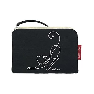 hello-bags Dames N-001-GATUNA Portemonnee Zwart, Klein, Zwart, Small hello-bags Dames N-001-GATUNA Portemonnee Zwart, Klein, Zwart, Small
