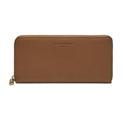 LIEBESKIND BERLIN Leren portemonnee Gigi Zip Around Wallet Sepia Lichtbruin LIEBESKIND BERLIN Leren portemonnee Gigi Zip Around Wallet Sepia Lichtbruin