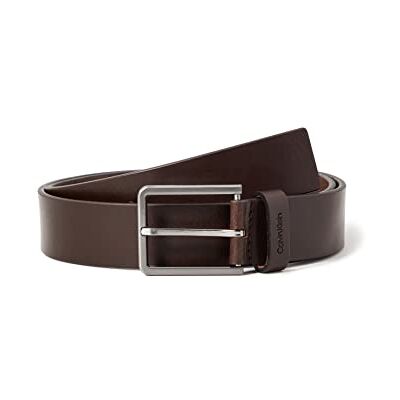 Calvin Leren riem voor heren, Bruin (donkerbruin), 85 Calvin Leren riem voor heren, Bruin (donkerbruin), 85