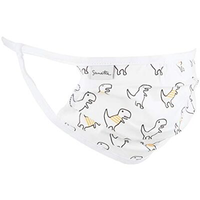 Sanetta Unisex masker kinderen pak van 2 mode-sjaal, wit, S Sanetta Unisex masker kinderen pak van 2 mode-sjaal, wit, S