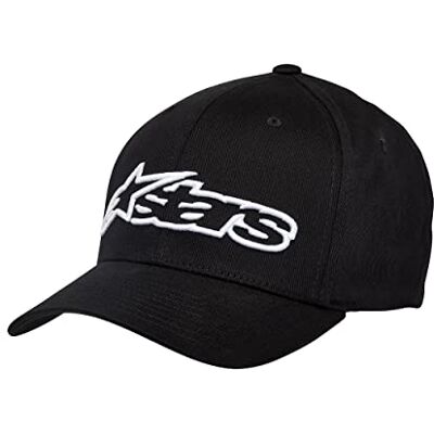 Alpinestars , Blaze Flexfit Hat, Baseball Pet, Zwart Wit, Lxl, Unisex-Adult Alpinestars , Blaze Flexfit Hat, Baseball Pet, Zwart Wit, Lxl, Unisex-Adult