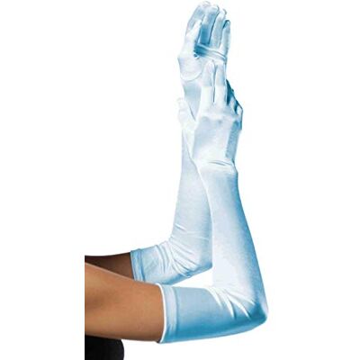 Leg Avenue Damen 16b lange satijnen handschoenen, eenheidsmaat (lichtblauw) Extra Long Satin Gloves, Hellblau, Einheitsgröße EU Leg Avenue Damen 16b lange satijnen handschoenen, eenheidsmaat (lichtblauw) Extra Long Satin Gloves, Hellblau, Einheitsgröße EU
