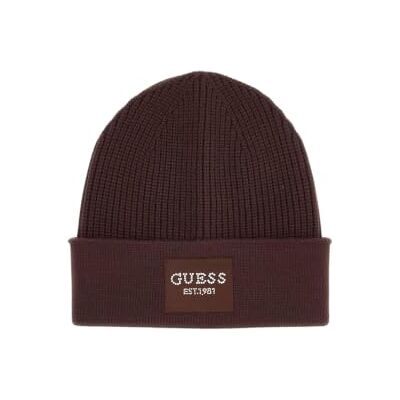 GUESS Dames GEBREIDE BEANIECAPBITTER BRUIN GUESS Dames GEBREIDE BEANIECAPBITTER BRUIN
