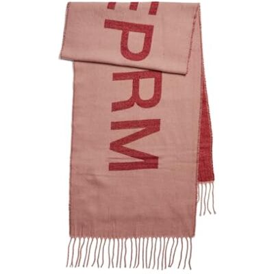 PIECES Pcnanita Long Scarf Bc, Red Dahlia/Detail: houd warme tekst, Eén Maat PIECES Pcnanita Long Scarf Bc, Red Dahlia/Detail: houd warme tekst, Eén Maat