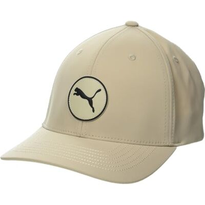 PUMA Circle Cat Tech Cap Sluiting voor heren, albast, Eén maat PUMA Circle Cat Tech Cap Sluiting voor heren, albast, Eén maat