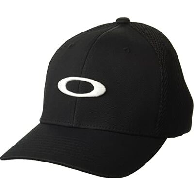 Oakley Unisex Golf Ellipse Mesh Hoed Cap, Zwart/Wit, L/XL, Zwart/Wit, L-XL Oakley Unisex Golf Ellipse Mesh Hoed Cap, Zwart/Wit, L/XL, Zwart/Wit, L-XL