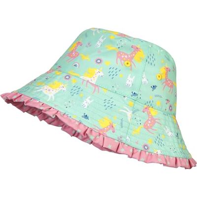 Playshoes Zonnehoed voor meisjes, uv-bescherming, badmuts, hoofddeksel, eenhoorn, 53 Playshoes Zonnehoed voor meisjes, uv-bescherming, badmuts, hoofddeksel, eenhoorn, 53