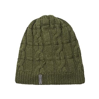 SealSkinz Blakeney waterdichte kabelgebreide beanie muts voor koud weer, olijfgroen, S/M SealSkinz Blakeney waterdichte kabelgebreide beanie muts voor koud weer, olijfgroen, S/M