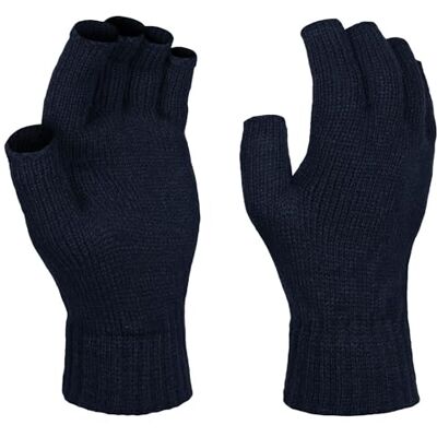 Regatta Vingerloze handschoenen voor heren, blauw (marine), groot (fabrieksmaat: L) Regatta Vingerloze handschoenen voor heren, blauw (marine), groot (fabrieksmaat: L)
