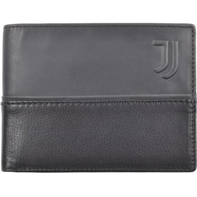 JUVENTUS Portemonnee 100% leer 133444, Zwart, Standard, Hedendaags JUVENTUS Portemonnee 100% leer 133444, Zwart, Standard, Hedendaags
