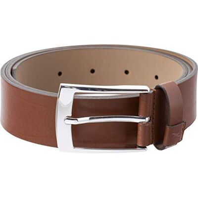 Brax Heren volledig rundleer Uni Klassiek Sportief Riem, cognac, 120 Brax Heren volledig rundleer Uni Klassiek Sportief Riem, cognac, 120