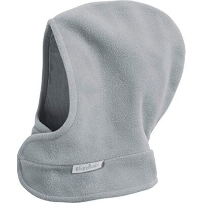 Playshoes Uniseks fleece sjaalmuts voor kinderen met klittenbandsluiting, grijs/gemengd, 47/49 cm Playshoes Uniseks fleece sjaalmuts voor kinderen met klittenbandsluiting, grijs/gemengd, 47/49 cm
