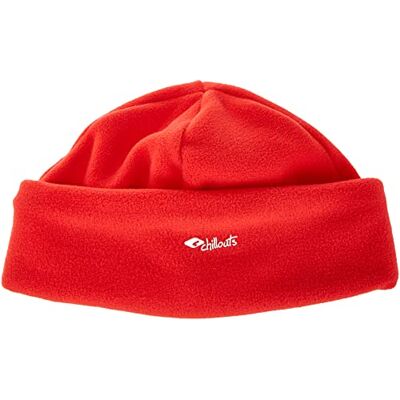 CHILLOUTS Unisex Freeze Fleece Cramp Beanie-muts, rood, eenheidsmaat CHILLOUTS Unisex Freeze Fleece Cramp Beanie-muts, rood, eenheidsmaat