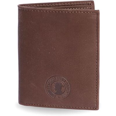 Coronel Tapiocca Coronel Tapioca Lederen Portemonnee Heren Casual Portemonnee voor Heren Kaartenhouder Grote Capaciteit RFID Bescherming, Bruin, Estándar Coronel Tapiocca Coronel Tapioca Lederen Portemonnee Heren Casual Portemonnee voor Heren Kaartenhouder Grote Capaciteit RFID Bescherming, Bruin, Estándar