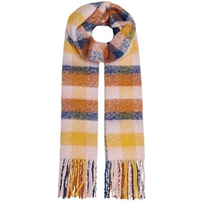 ONLY Dames Onltessie Life Check Scarf Cc sjaal (90 stuks), Koraal blush/AOP: CHECK, One Size ONLY Dames Onltessie Life Check Scarf Cc sjaal (90 stuks), Koraal blush/AOP: CHECK, One Size