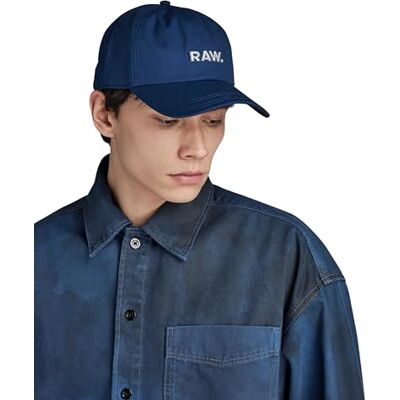 G-STAR RAW G-STAR Avernus Raw Artwork Baseball Cap Accessoires voor heren, blauw (balpen blue D22308-C693-1822), One size G-STAR RAW G-STAR Avernus Raw Artwork Baseball Cap Accessoires voor heren, blauw (balpen blue D22308-C693-1822), One size