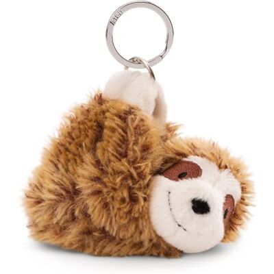 NICI Sleutelhouder luiaard Slobby 10cm bruin Zacht speelgoed metgezel knuffeldier hanger met metalen ring om op te hangen aan sleutels, koord, tas en meer NICI Sleutelhouder luiaard Slobby 10cm bruin Zacht speelgoed metgezel knuffeldier hanger met metalen ring om op te hangen aan sleutels, koord, tas en meer
