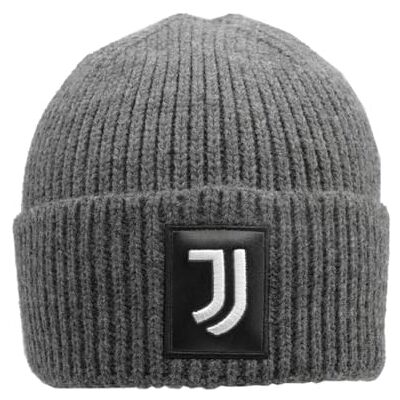 JUVENTUS Skipper Cap grijs patch leer geborduurd 100% PC 133493G, Grijs, Eén maat JUVENTUS Skipper Cap grijs patch leer geborduurd 100% PC 133493G, Grijs, Eén maat