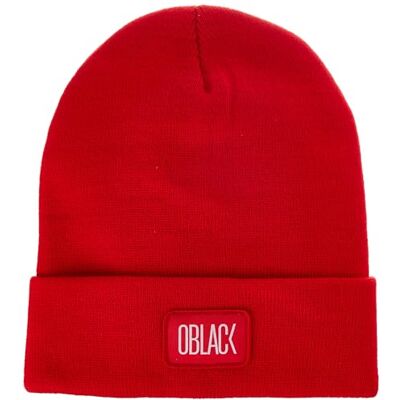Oblack Muts voor dames en heren, volwassenen, beanie, winterhoeden (uniseks), Rood, Eén maat Oblack Muts voor dames en heren, volwassenen, beanie, winterhoeden (uniseks), Rood, Eén maat