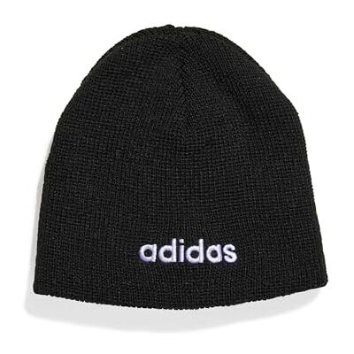 adidas Uniseks-Kind LITTLE KIDS LINEAR BEANIE, black, 3XS adidas Uniseks-Kind LITTLE KIDS LINEAR BEANIE, black, 3XS