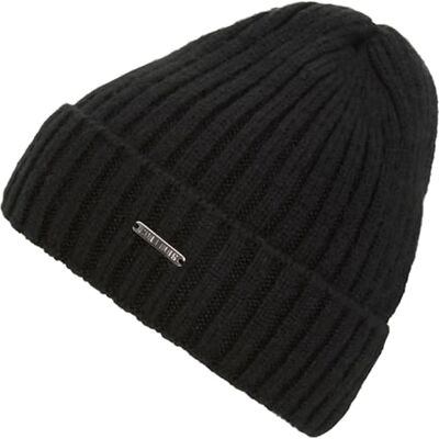 CHILLOUTS Tuva Hat Beanie black OneSize Made in Europe CHILLOUTS Tuva Hat Beanie black OneSize Made in Europe