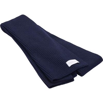 Diana Studio Blauwe sjaal, heren, kasjmier en extrafijne merino, effen, gemaakt in Italië, Blauw, One size Diana Studio Blauwe sjaal, heren, kasjmier en extrafijne merino, effen, gemaakt in Italië, Blauw, One size