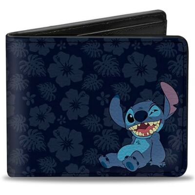 Buckle-Down Heren Stitch Knipperende Pose/Tropical Flora Blues Bi Fold Portemonnee, Veelkleurig, Standaard Maat UK, Meerkleurig, Default Size Buckle-Down Heren Stitch Knipperende Pose/Tropical Flora Blues Bi Fold Portemonnee, Veelkleurig, Standaard Maat UK, Meerkleurig, Default Size