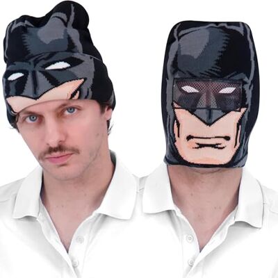 Concept One DC Comics Batman Roll Down Manchet Beanie Hoed, Zwart, One Size, Zwart, One Size, Zwart, Eén Maat Concept One DC Comics Batman Roll Down Manchet Beanie Hoed, Zwart, One Size, Zwart, One Size, Zwart, Eén Maat