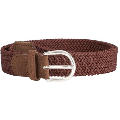 GANT Elastische gevlochten riem voor dames, soil bruin, standaard, Soil Brown, Eén maat GANT Elastische gevlochten riem voor dames, soil bruin, standaard, Soil Brown, Eén maat