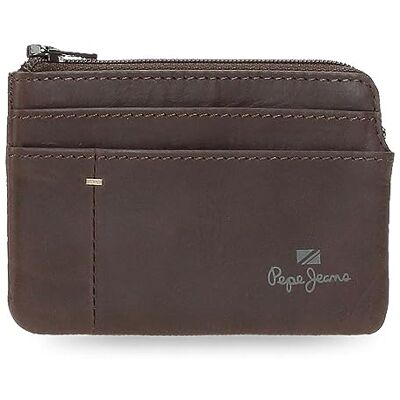 Pepe Jeans Staple Portemonnee Bruin 11x7x1,5 cm Leer, Bruin, Eén maat, portemonnee Pepe Jeans Staple Portemonnee Bruin 11x7x1,5 cm Leer, Bruin, Eén maat, portemonnee