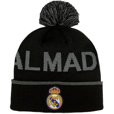 Icon Sports Officieel gelicentieerde Real Madrid Pom Beanie Premium zachte gebreide wintermuts voor echte Madrid-fans, warme voetbalfanuitrusting Icon Sports Officieel gelicentieerde Real Madrid Pom Beanie Premium zachte gebreide wintermuts voor echte Madrid-fans, warme voetbalfanuitrusting