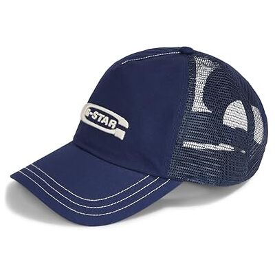 G-STAR RAW Avernus Trucker Cap, blauw (imperial blue D24319-D384-1305), Eén maat G-STAR RAW Avernus Trucker Cap, blauw (imperial blue D24319-D384-1305), Eén maat