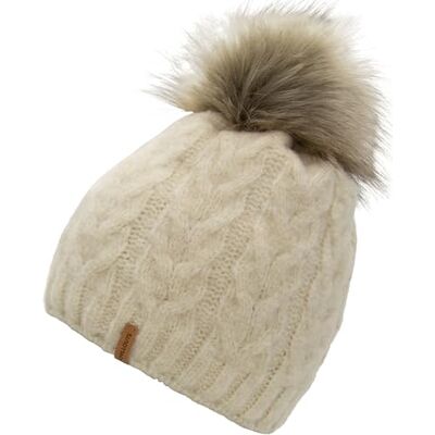 CHILLOUTS Flora Hat Bobbel hoed natural OneSize Made in Europe CHILLOUTS Flora Hat Bobbel hoed natural OneSize Made in Europe