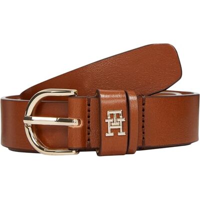 Tommy Hilfiger Dames ESSENTIAL EFFORTLESS 2.5 AW0AW16836 Verstelbare riem, bruin (cognac), 85, Bruin (Cognac), 85 Tommy Hilfiger Dames ESSENTIAL EFFORTLESS 2.5 AW0AW16836 Verstelbare riem, bruin (cognac), 85, Bruin (Cognac), 85