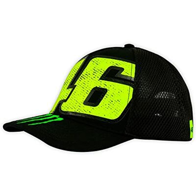 Valentino Rossi VR 46 Monster Energy 46 hoed met vizier heren Valentino Rossi VR 46 Monster Energy 46 hoed met vizier heren