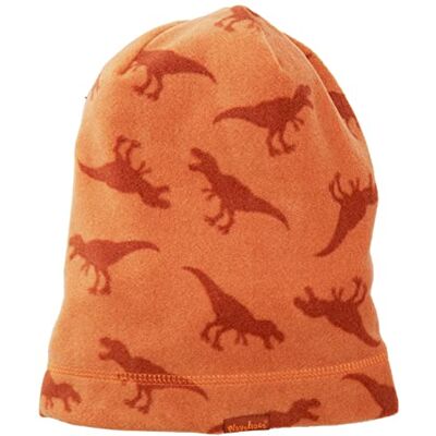 Playshoes Unisex Dinos Beanie Muts voor kinderen, oker, 53, oker Playshoes Unisex Dinos Beanie Muts voor kinderen, oker, 53, oker