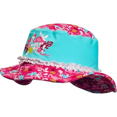 Playshoes Meisjesmuts, uv-bescherming, zonnehoed, badmuts, flamingo Playshoes Meisjesmuts, uv-bescherming, zonnehoed, badmuts, flamingo