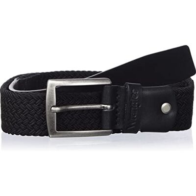 Wrangler Webbing riem heren riem, Zwart, 85 Wrangler Webbing riem heren riem, Zwart, 85