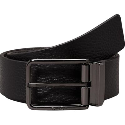 Calvin Verstelbare warmte, 40 mm riem heren (1 stuk), Ck Black/Dk Brown, 105 Calvin Verstelbare warmte, 40 mm riem heren (1 stuk), Ck Black/Dk Brown, 105